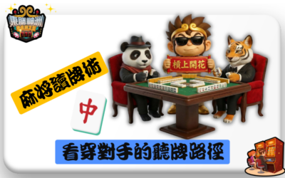 【麻將神之讀牌術】2026 實戰撇步：看穿對手打什麼牌，在東勝神洲讓你變高手！🀄
